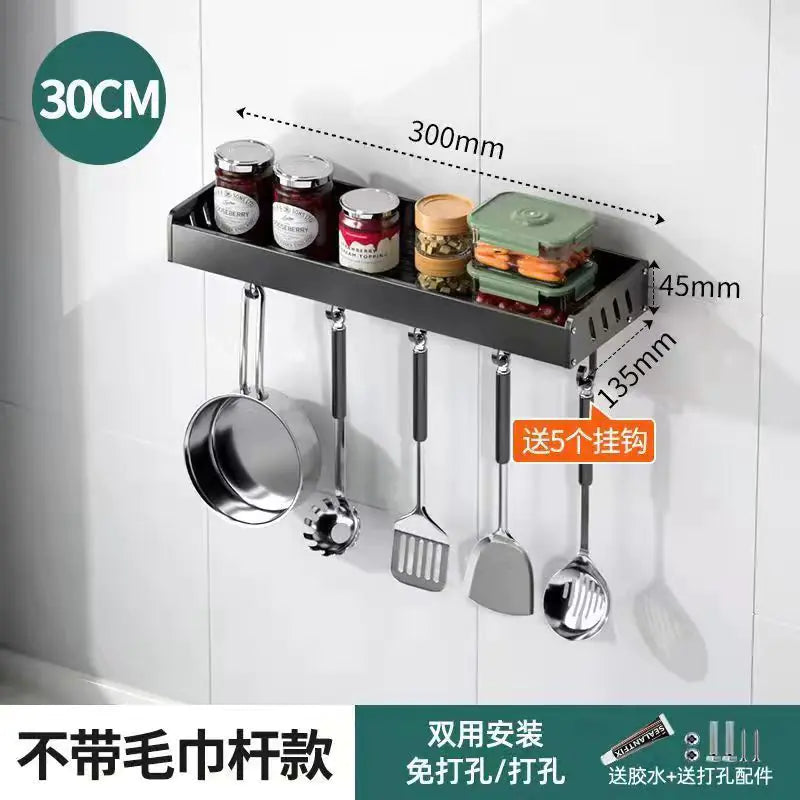 Wall-Mount Multi-Use Kitchen Organizer