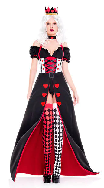 Red Peach Heart Queen Halloween Costume